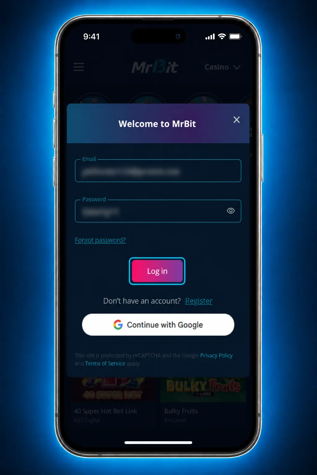Logowanie do MrBit przez aplikację mobilną – proces logowania krok po kroku na smartfonie z iOS lub Android