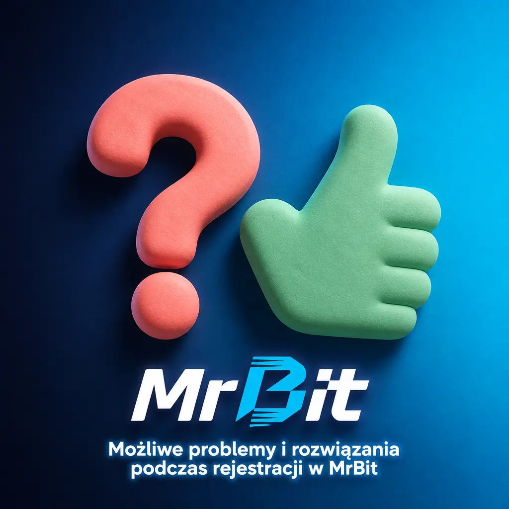 Typowe problemy podczas rejestracji w MrBit i ich proste rozwiązania w panelu konta użytkownika.