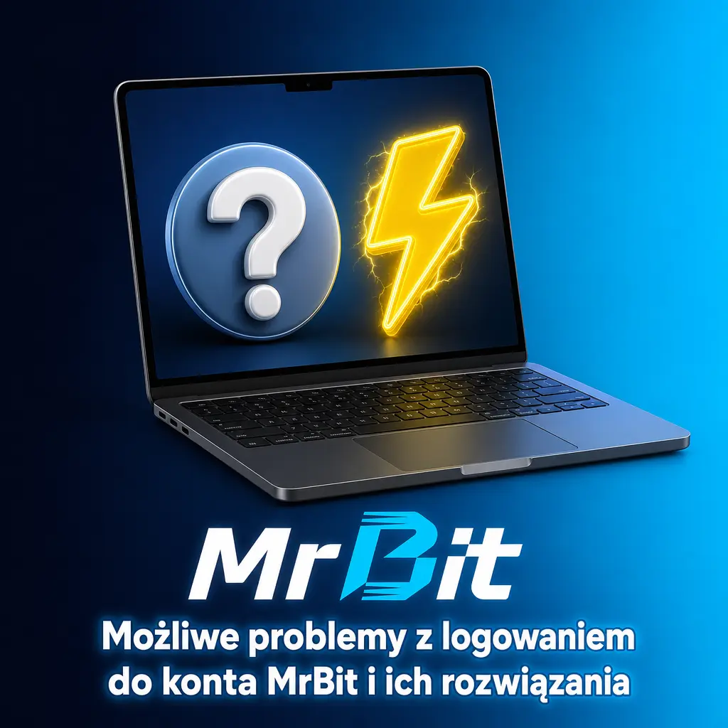 Tabela z typowymi problemami logowania do konta MrBit oraz sposobami ich rozwiązania krok po kroku.