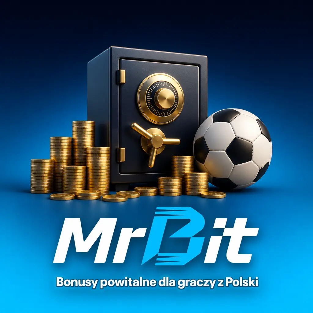 Bonusy powitalne MrBit dla graczy z Polski: 100% do 2155 PLN + 500 free spinów oraz freebet do 108 PLN na sport.
