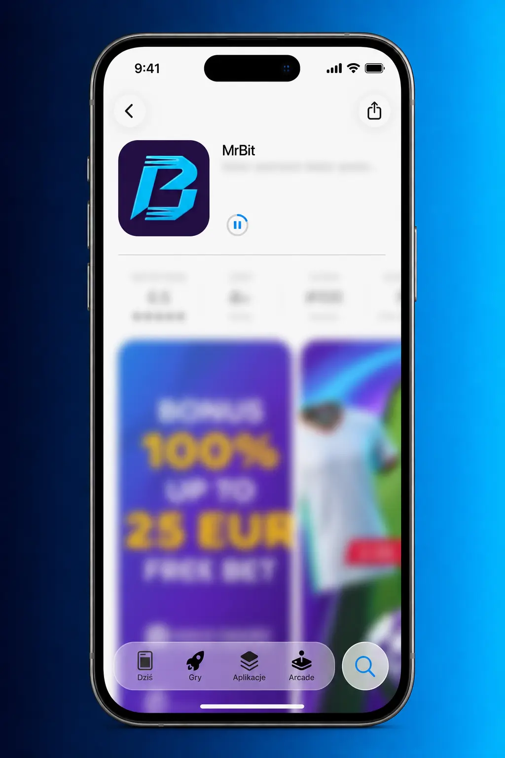 Instrukcja pobierania i instalacji aplikacji MrBit na iOS w 5 prostych krokach na urządzeniu iPhone lub iPad
