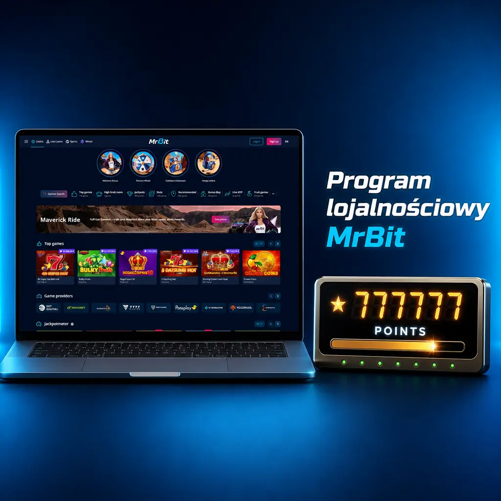 Program lojalnościowy MrBit z poziomami Bronze, Silver, Gold, Platinum i VIP oraz nagrodami za punkty