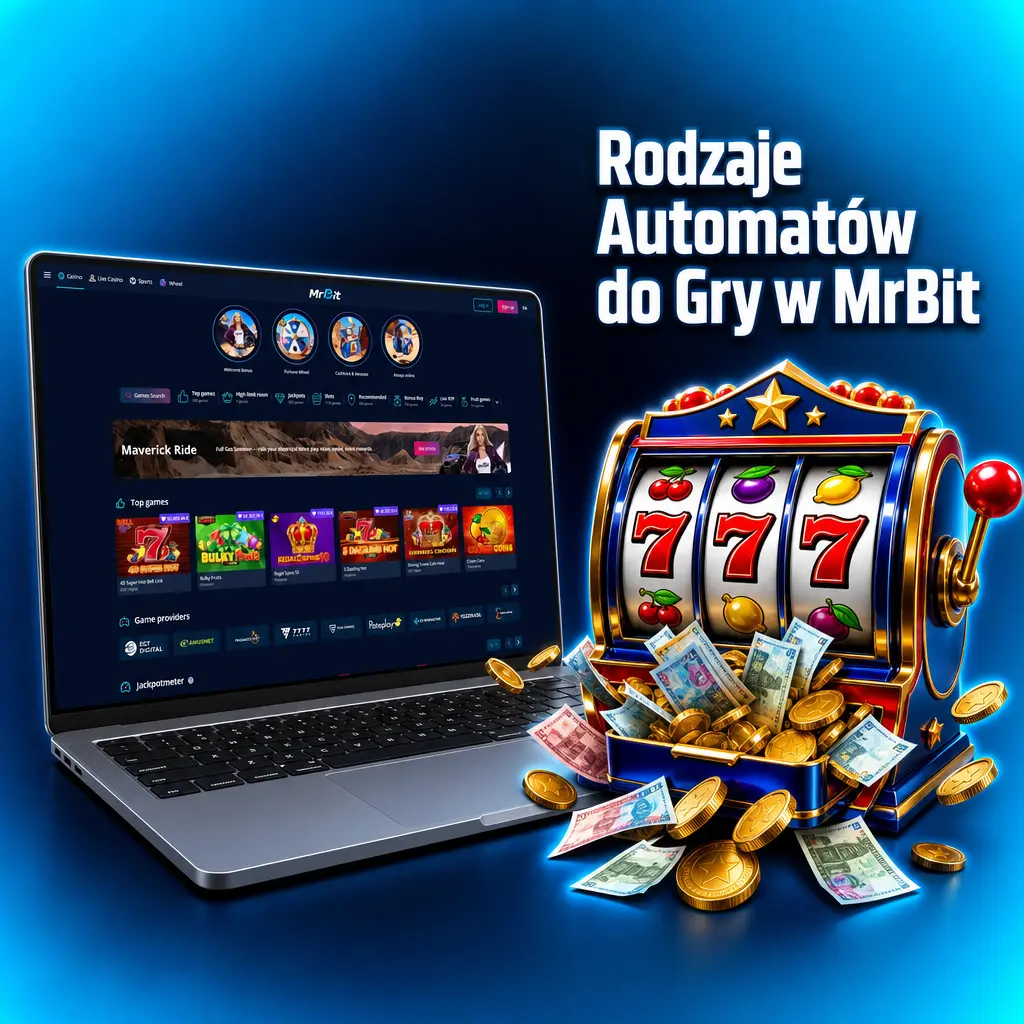Kategorie automatów w kasynie MrBit: klasyczne sloty, video sloty, Megaways, jackpoty progresywne, gry crash i Buy Bonus.